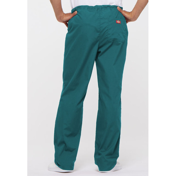 Pantalon médical Unisexe Cordon, Dickies, Collection "EDS signature" (83006) teal blue vue face