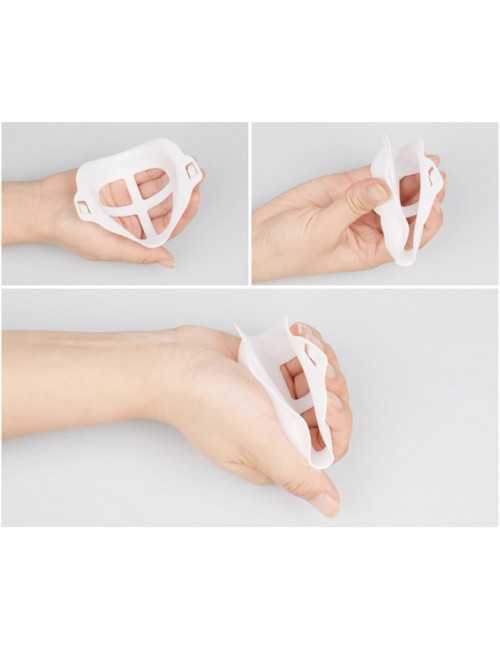 Pack de 10 - Support masque silicone 3D (COQUEMASQ) vue pratique