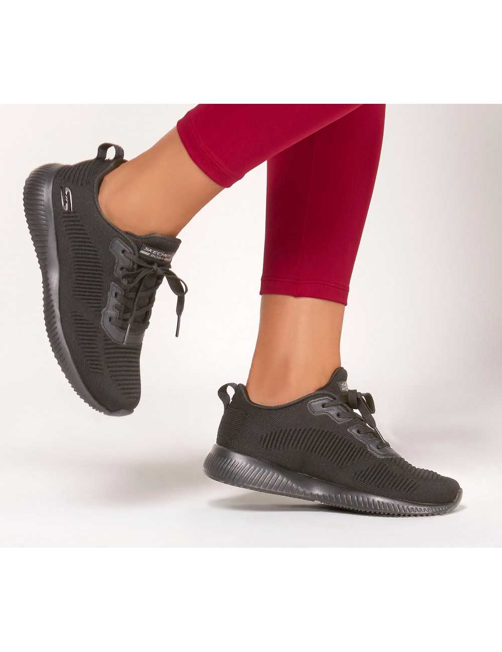 Comercialización mercado maletero Zapatillas de mujer Negro | Skechers (32504)