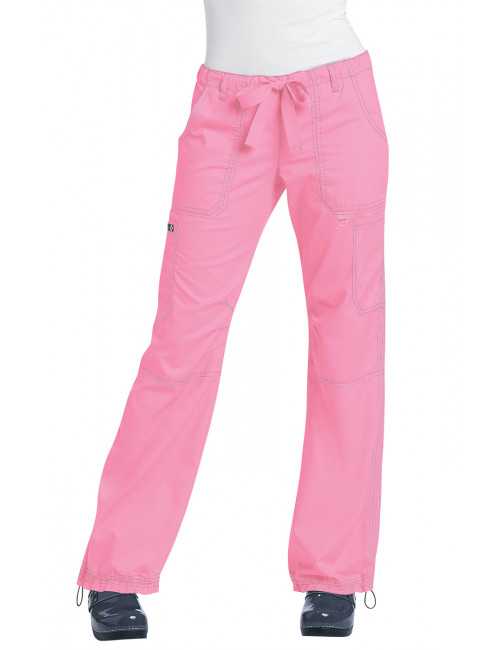 Pantalon médical Femme Koi "Lindsey", collection "Koi Classics" (701-) rose face