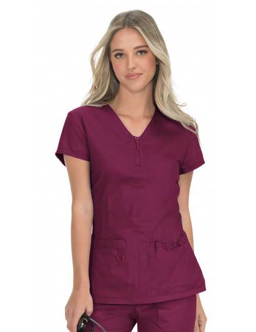 Blouse médicale Zip "Mackenzie", Koi, Collection "Koi Stretch" (204-)