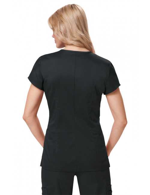 Blouse médicale Femme Koi "Mackenzie", collection "Koi Stretch" (204-) noir dos