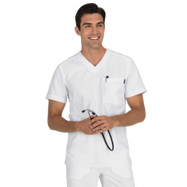 Blouse médicale Homme Koi "Force", collection "Koi Lite" (667-) blanc vue face