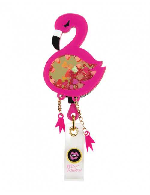Retractable Badges Flamingo, Koi