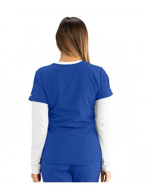 Blouse médicale femme, collection "Skechers" (SK101-) galaxie dos