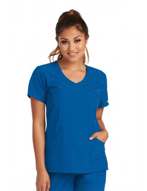 Blouse médicale femme, collection "Skechers" (SK102-) royal face