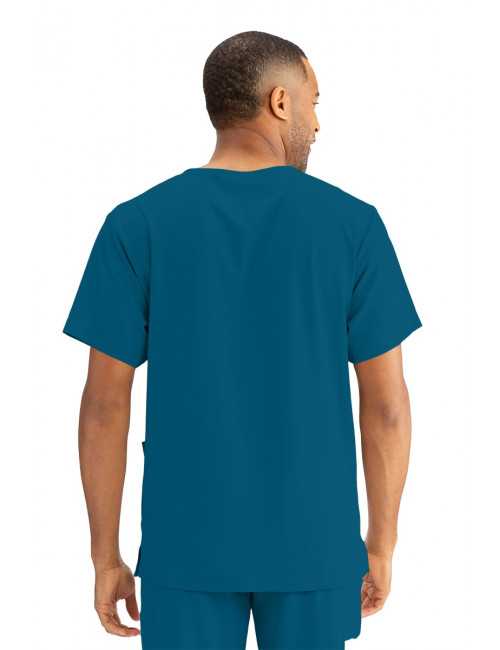 Blouse médicale homme, collection "Skechers" (SKT020-) vert caraibe dos