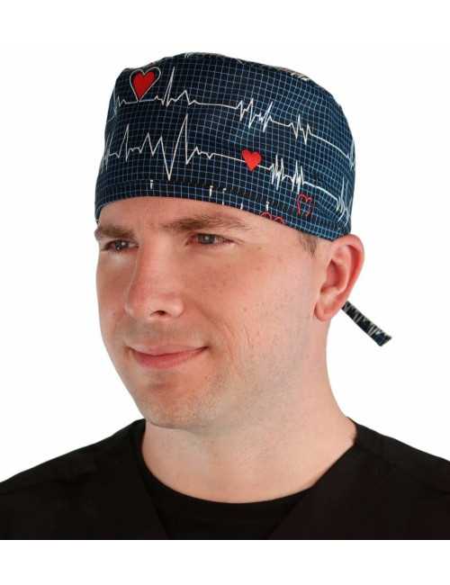 Gorra médica "Heartbeat" (210-8107)