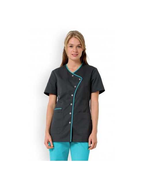 Blouse médicale femme "Eloïse", Clinic dress turquoise