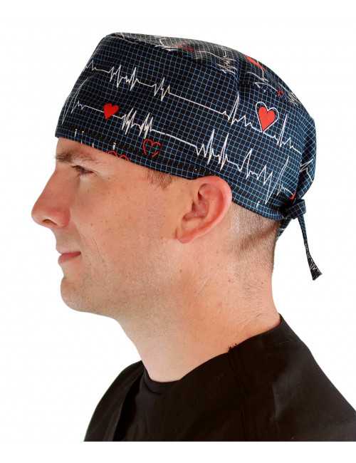 Gorra médica "Heartbeat" (210-8107)