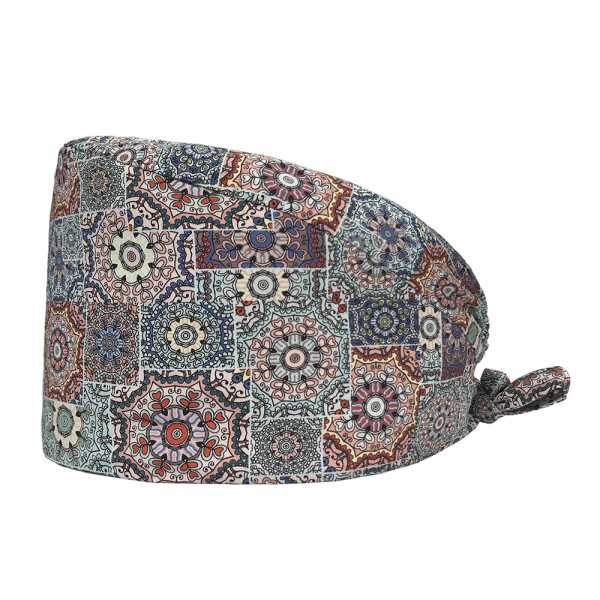 Gorro médico "Arabesques rojos" (209-12125)