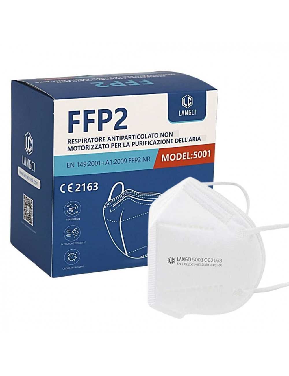 Masque respiratoire jetable FFP2 taille standard - Boîte de 25 - Masque  respiratoire - Tous ergo