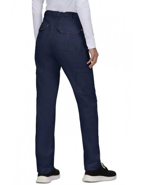 Pantalon médical Femme Koi "Sydney", collection Koi Stretch (753) bleu marine dos