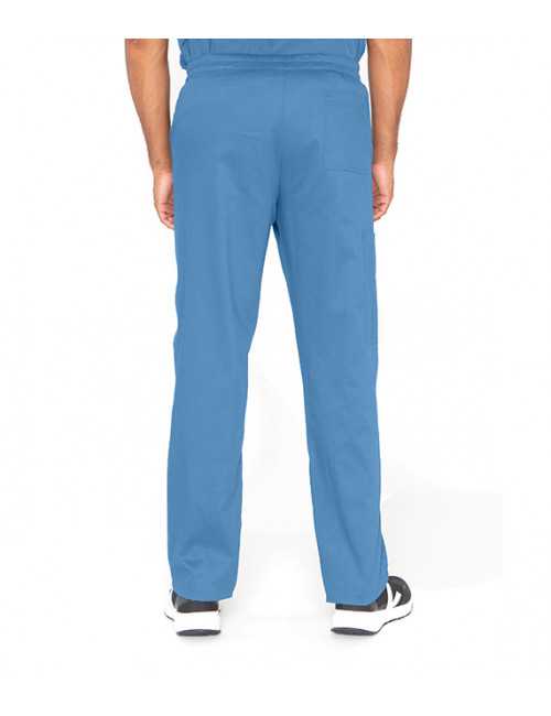 Pantalon médical Unisexe, collection "Barco One Essentials" (BE005) bleu ciel dos