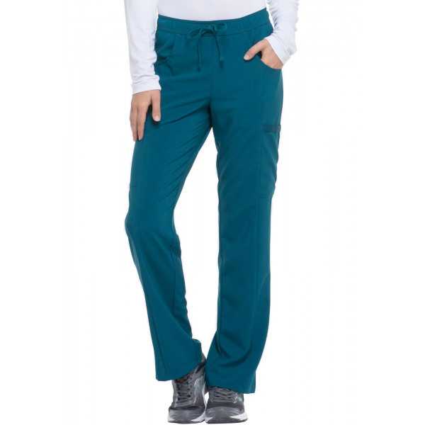 Pantalon Médical Femme, Dickies, "EDS Essentials" (DKE010) vert caraibe face