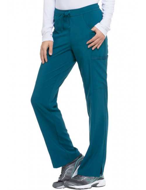 Pantalon Médical Femme, Dickies, "EDS Essentials" (DKE010) vert caraibe droite