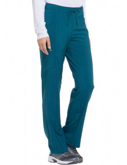 Pantalon Médical Femme, Dickies, "EDS Essentials" (DKE010) vert caraibe gauche