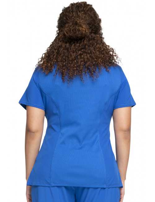 Blouse Médicale Femme Antibactérienne Cherokee, Collection "Infinity" (2625A) bleu royal dos