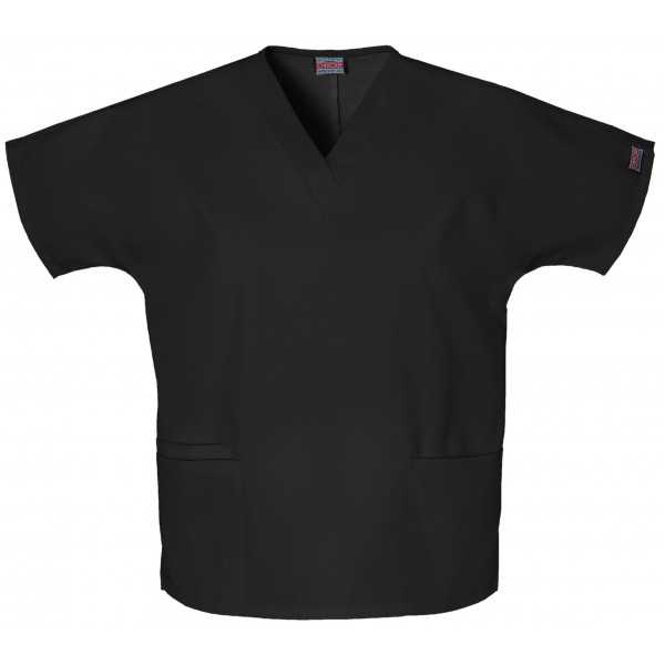 Blouse médicale Homme, 2 poches, Cherokee Workwear Originals (4700) noir vue modele