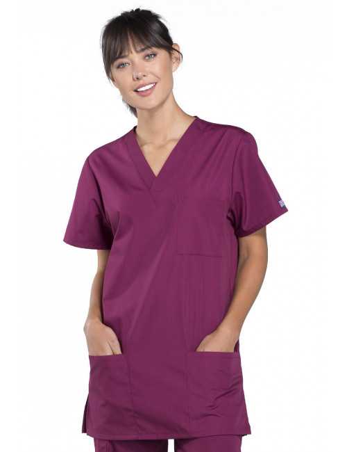 purple and theatre green infinity scrubs