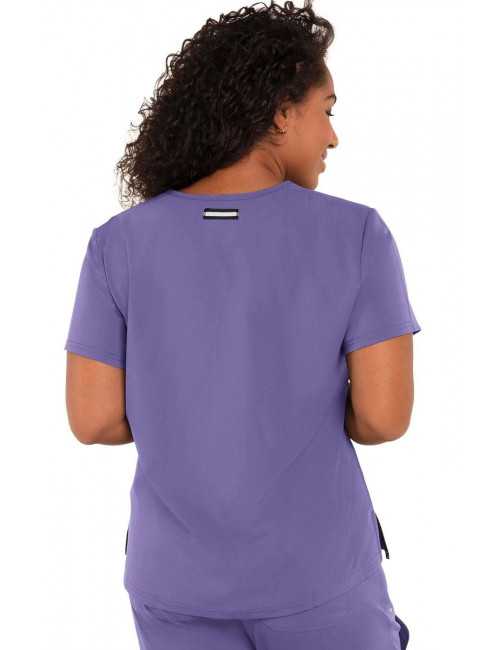 Blouse médicale Femme Koi "Ready to Work", collection Koi Next Gen (1010) mauve dos