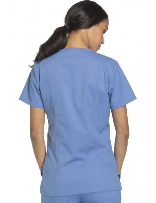 Blouse médicale Femme Col V, Cherokee, Collection "Revolution" (WWE620) bleu ciel dos