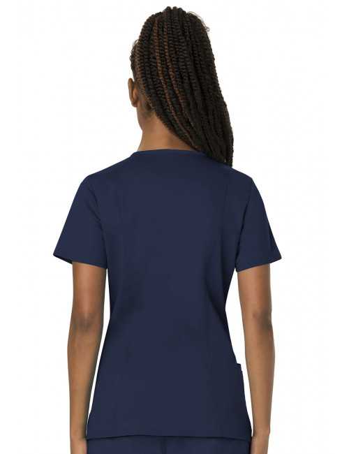 Blouse médicale Femme Col V, Cherokee, Collection "Revolution" (WWE620) bleu marine dos