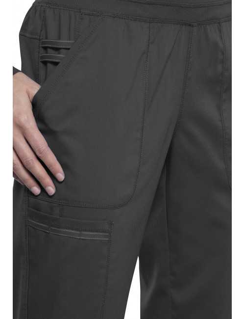 Pantalon médical Femme slim, Cherokee, Collection "Revolution" (WWE011) gris anthracite détail