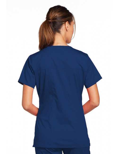 Blouse médicale Femme, Cherokee, collection "Core Stretch" (4727) bleu marine dos