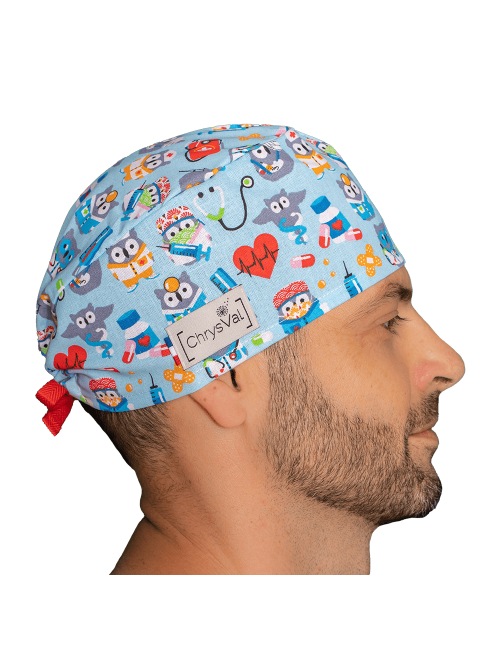 Medical Cap doctor chouette 100% coton Chrysval (211-627)