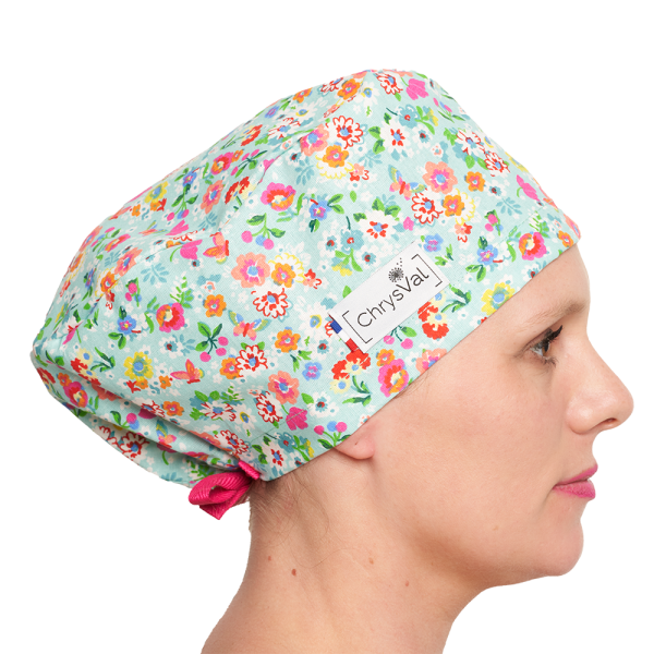 Medical Cap the meadow 100% coton Chrysval (211-760)