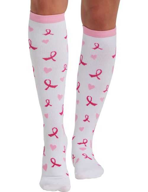 Chaussettes de compression Octobre Rose Cherokee (HRTRB)