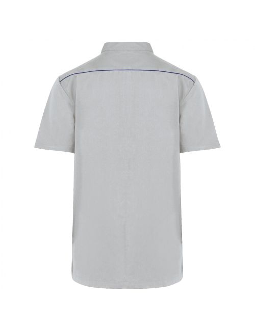 Blusa de hombre de polialgodón, con botones a presión (WK505)