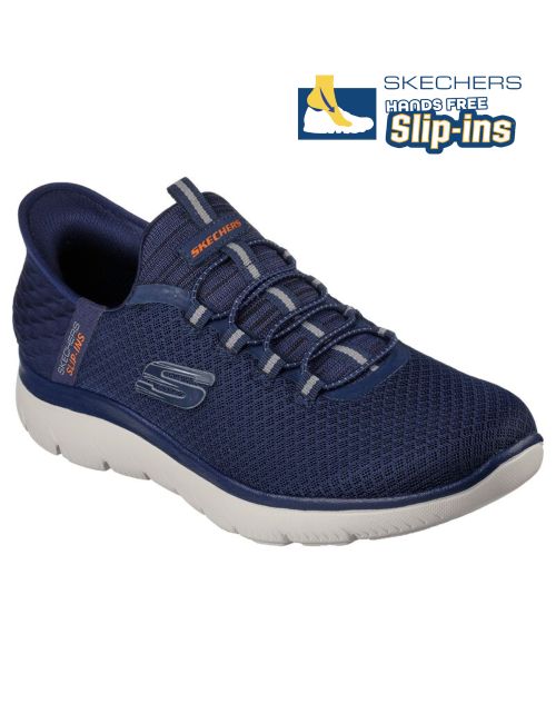 Baskets Homme Skechers Slip-Ins bleu marine (232457)