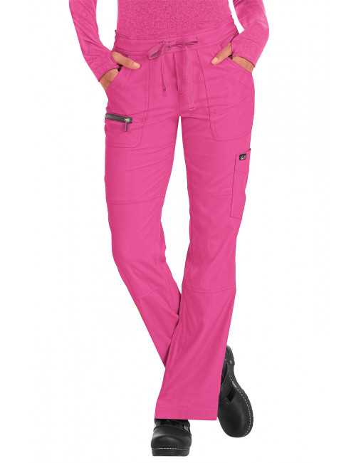 Pantalon médical Femme Koi "Peace", collection "Koi Lite" (721-) azalée face