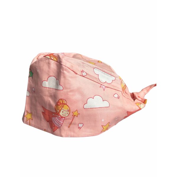 Gorra médica "Dents fond rose bonbon" (209-22133)