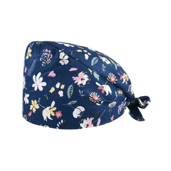 Gorro médico "Flores de noche" (209-12172)