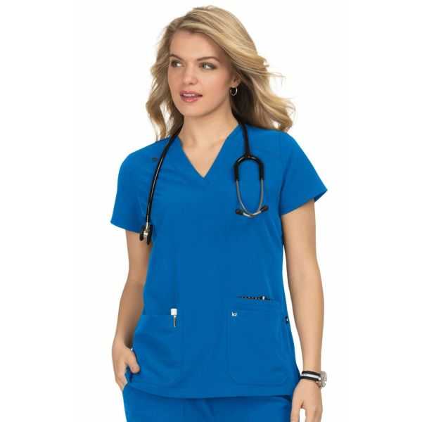 Blouse médicale Femme Koi "Hustle and Heart", 2 poches Koi Next Gen (1019)