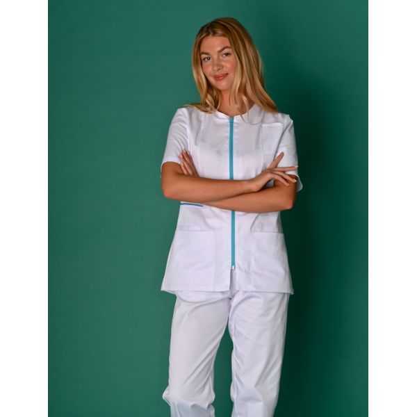 Women's medical coat "Nova" zipper, SNV (NOVA)