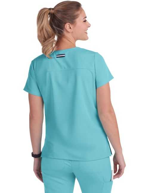 Koi Medical Blouse Mujer "Hustle and Heart", colección Koi Next Gen (1019)