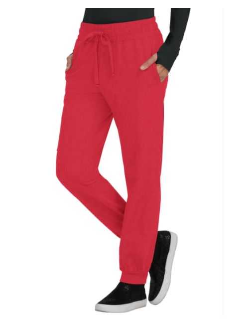 Pantalon médical Femme Koi "Gemma", collection Koi Basics (741) noir face