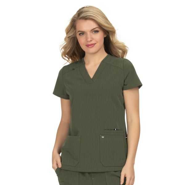 Blouse médicale Femme Koi "Hustle and Heart", 2 poches Koi Next Gen (1019)