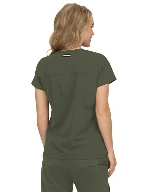 Blouse médicale Femme Koi "Hustle and Heart", 2 poches Koi Next Gen (1019)