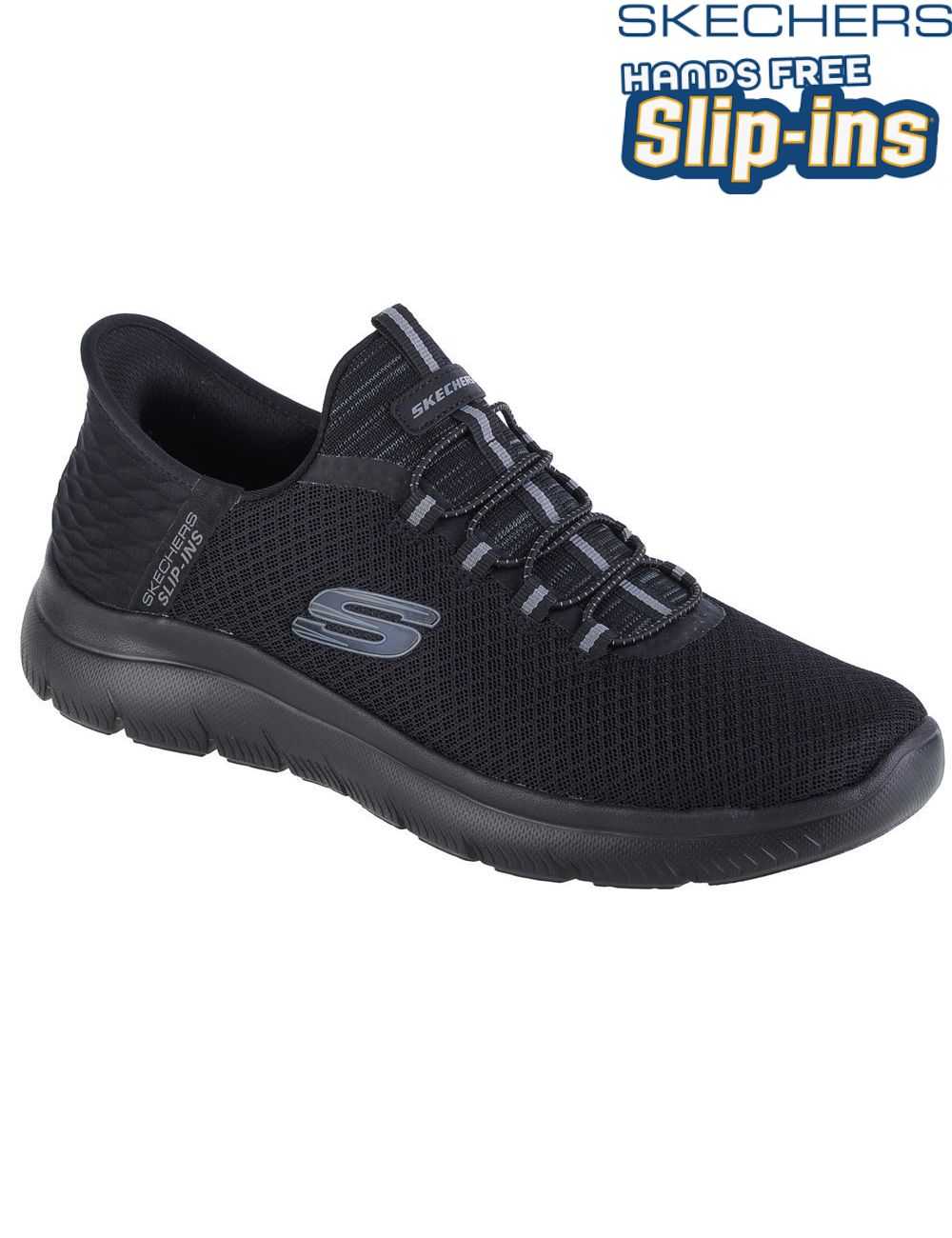 Baskets Homme Skechers Slip Ins noire 232457