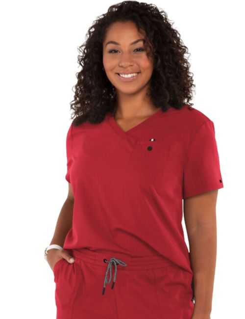 Blouse médicale Femme Koi "Prête à travailler", collection Koi Next Gen (1010) gris anthracite face