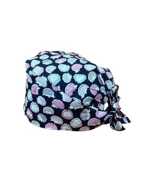 Gorro médico "Estrellas multicolores sobre fondo negro" (209-22251)