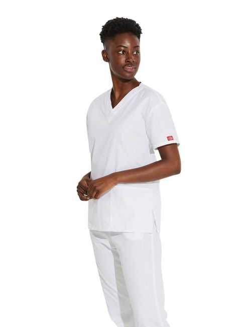 Men's V-Neck Medical Blouse, Dickies, 2 pockets, "EDS Signature" Collection (86706)