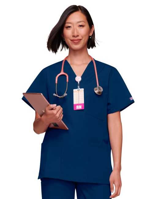 Blouse médicale unisexe, Cherokee Workwear Originals, 3 poches (WWE4876)