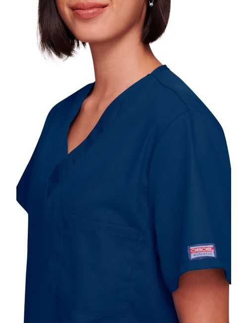 Blouse médicale unisexe, Cherokee Workwear Originals, 3 poches (WWE4876)