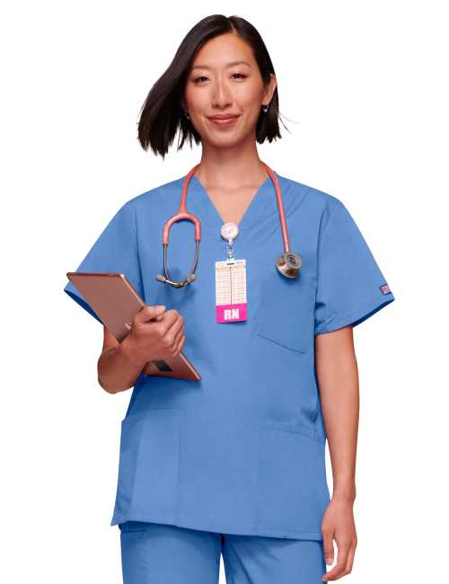 Blouse médicale unisexe, Cherokee Workwear Originals, 3 poches (WWE4876)